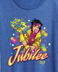 Hybrid Apparel Plus X-Men Jubilee Logo Short-Sleeve Graphic T-Shirt
