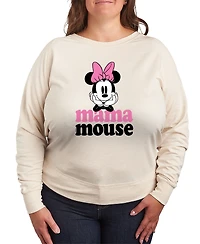 Hybrid Apparel Plus Disney Mama Mouse Minnie French Terry Long-Sleeve T-Shirt
