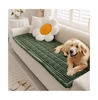 FunnyFuzzy Soft Flannel Breathable Sofa Seat Pad