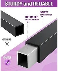 Mythinglogic Yoga Mat Storage Racks,Home Gym Storage Rack for Dumbbells Kettlebells Foam Roller,Workout Equipment Storage Organizer.