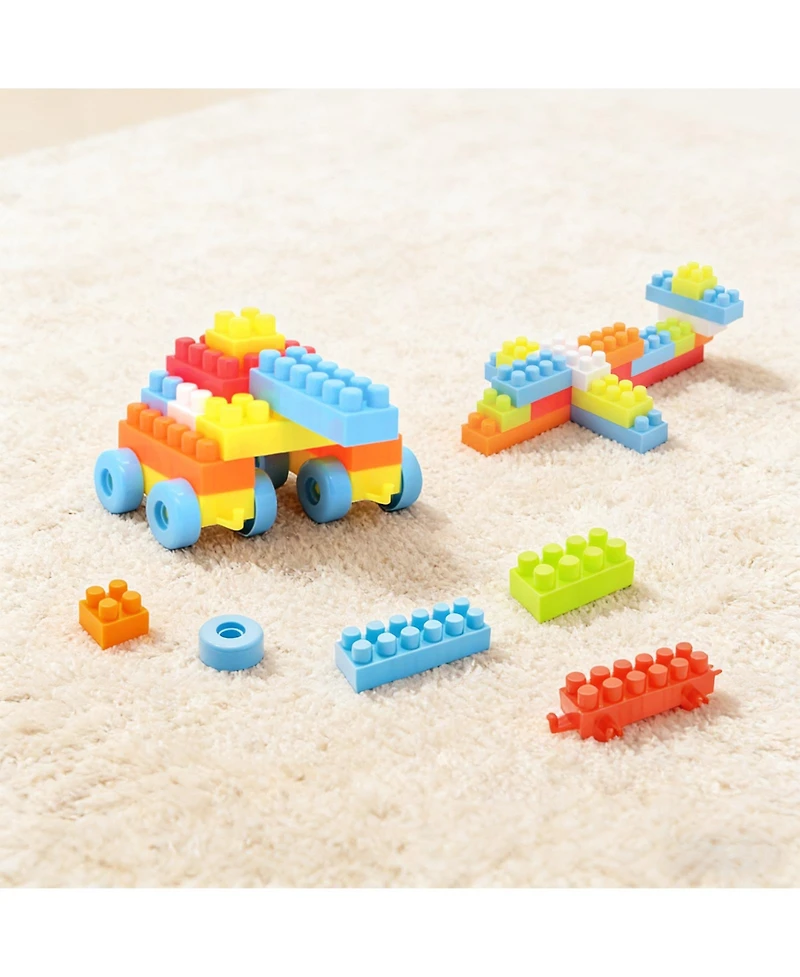 Mecale 150-Piece Toddler Building Blocks Stem Learning Set, Ages 3