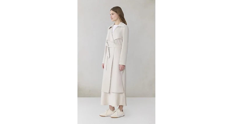 Soia & Kyo Women's Dimitra Relaxed-Fit Belted Trench With Shirt Collar