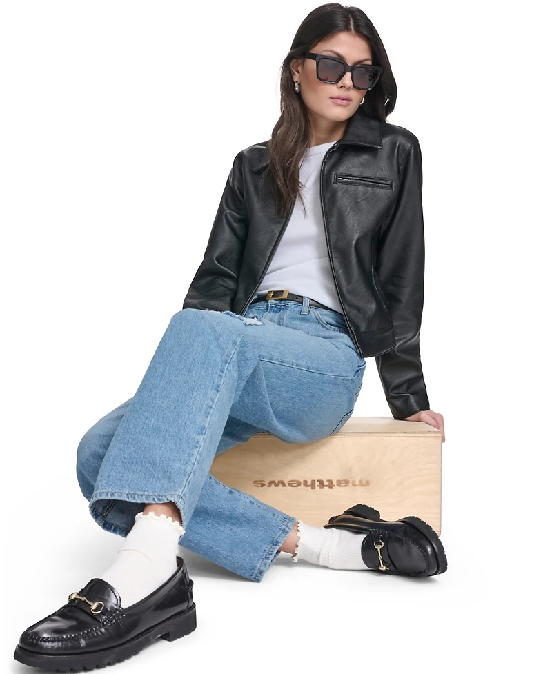 Levi's Women's Laydown Collar Zip-Front Jacket