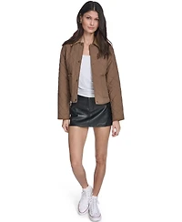 Levi's Women's Quilted Corduroy Collar Jacket