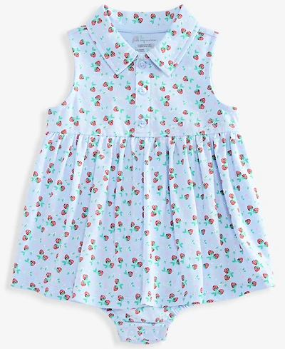 First Impressions Baby Girls' Strawberry Fields Sunsuit, Macy's Exclusive