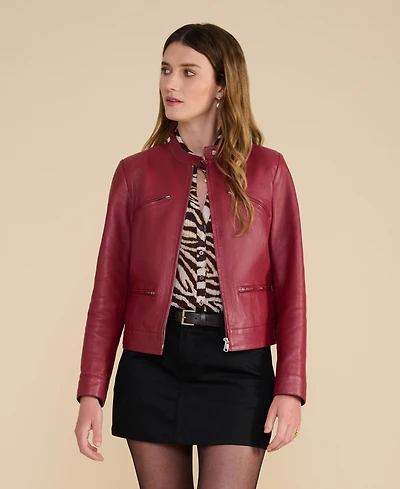 Furniq Uk Women's Leather Jacket