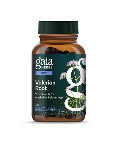 Gaia Herbs Valerian Root - Natural Sleep Support for a Natural Calm to Help Relaxation to Prepare for Sleep - With Organic Valerian Root Extract
