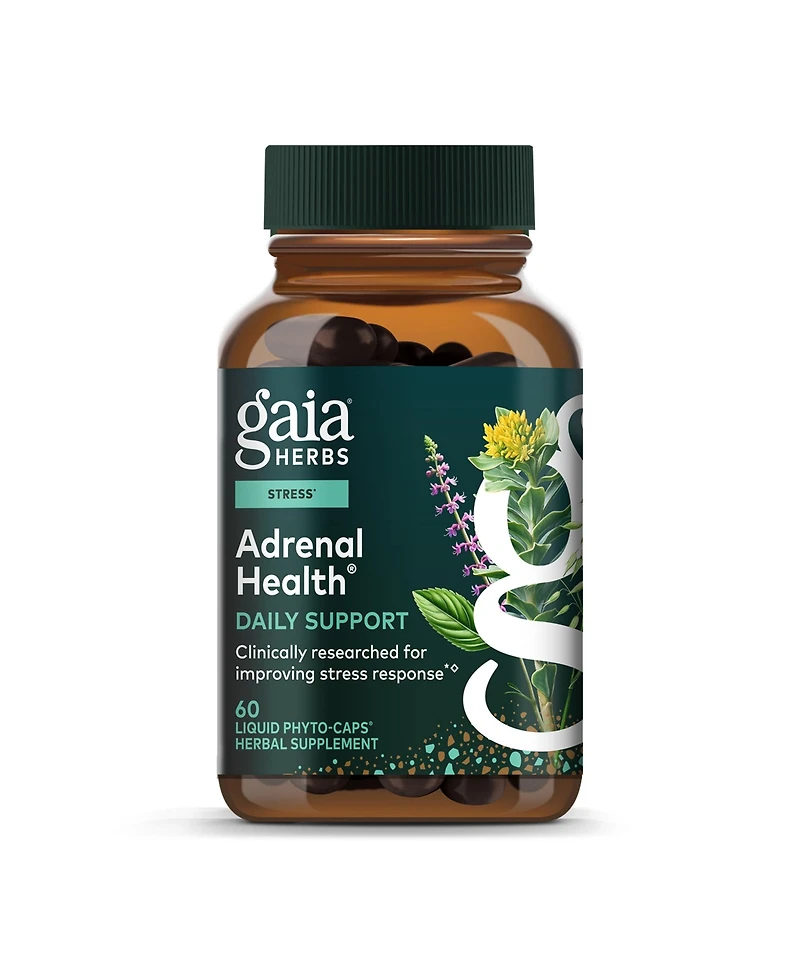 Gaia Herbs Adrenal Health Daily Support - With Ashwagandha