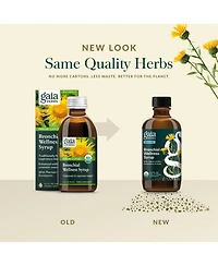 Gaia Herbs Bronchial Wellness Syrup - Immune Support Supplement to Help Maintain Lung Health and Help Provide Comfort for Occasional Sore Throat