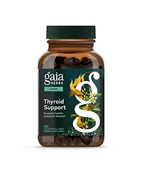 Gaia Herbs Thyroid Support - Made with Ashwagandha, Kelp, Brown Seaweed, and Schisandra to Support Healthy Metabolic Balance and Overall Well-Being