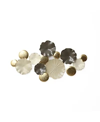 LuxenHome Modern Abstract Metal Wall Art, 45.7" W Contemporary Home Decor