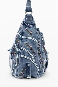 Desigual Women's Denim bag with buckles