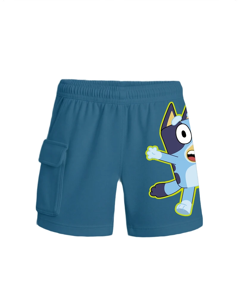 Bluey Boys' 2T-7 Graphic Print Shorts, 2-Pack