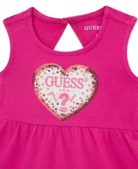 Guess Baby Girls' Sleeveless Dress and Matching Bloomer