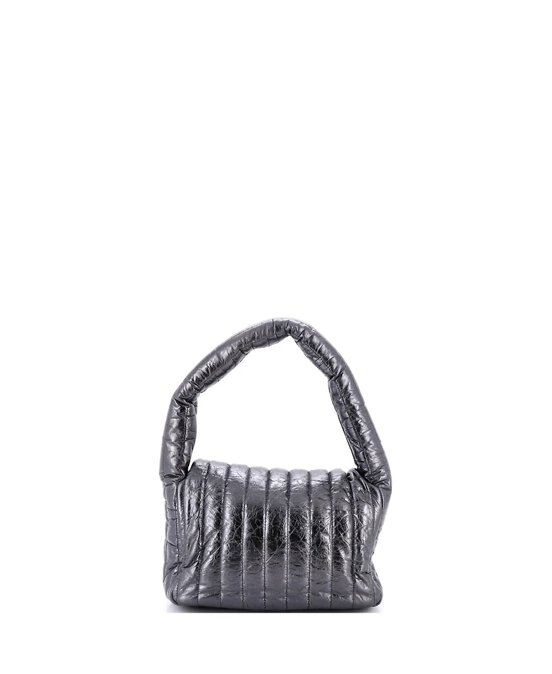 Pre-Owned Balenciaga Small Monaco Sling Bag Padded Quilted Leather