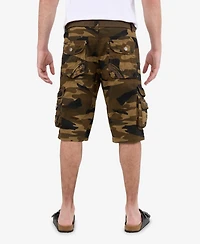 Xray Big & Tall Cargo Shorts Camo & Solid Colors 12.5" Inseam Knee Length Classic Fit Multi Pocket