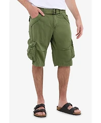 Xray Mens Cargo Shorts Camo & Solid Colors 12.5" Inseam Knee Length Classic Fit Multi Pocket