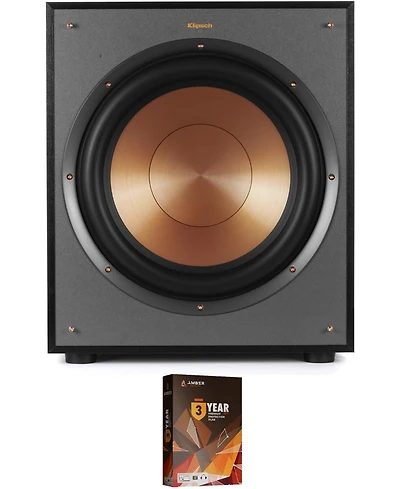 Klipsch R-120SW 200 Watt Subwoofer with a 3 Year Amber Protection Plan (2018)