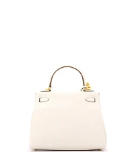 Pre-Owned HERMES Kelly 25 Handbag Light Togo with Gold Hardware