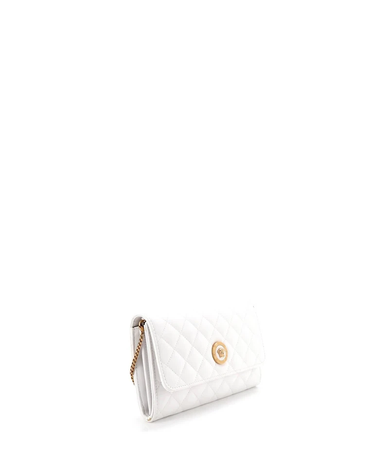 Pre-Owned Versace Icon Wallet on Chain Quilted Leather