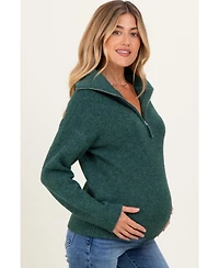 Pinkblush Maternity Half Zip Pullover Sweater