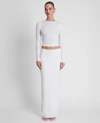 Leau Women's Everyday Jersey Maxi Skirt