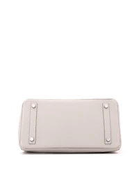 Pre-Owned HERMES Birkin Handbag Grey Togo with Palladium Hardware