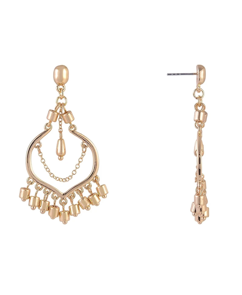 Rachel Rachel Roy Gold Tone Chandelier Earrings