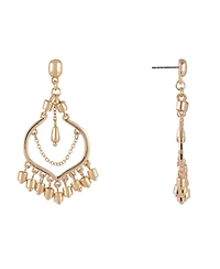 Rachel Rachel Roy Gold Tone Chandelier Earrings