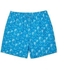 Rokka&Rolla Men's Compression Liner Swim Trunks with Back Zipper Pocket