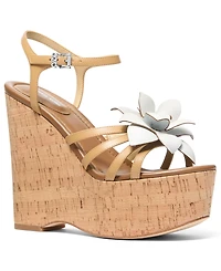 Michael Kors Women's Jacie Platform Wedge Heel Sandals