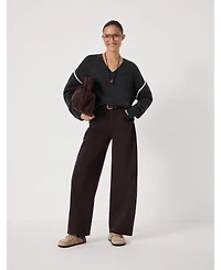 Hush Women's Billie Wool Blend V Neck Sweater