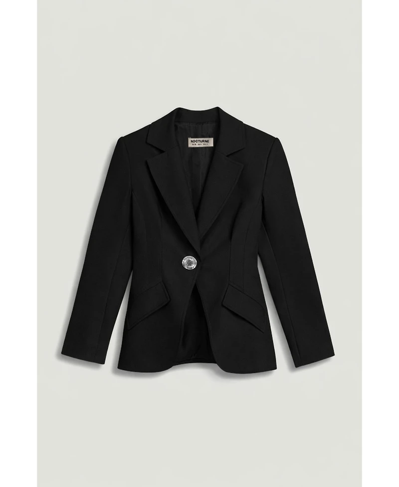 Nocturne Women's Sculpted Single-Button Tailored Jacket