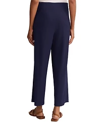 Jones New York Petite Mid-Rise Wide Leg Crop Casual Pants