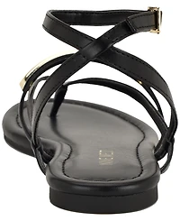 Nine West Women's Bretta Ornamented Strappy Flat Sandals
