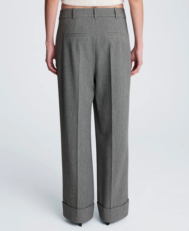Kenneth Cole Women's High-Rise Wide-Leg Pants