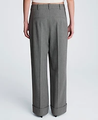 Kenneth Cole Women's High-Rise Wide-Leg Pants