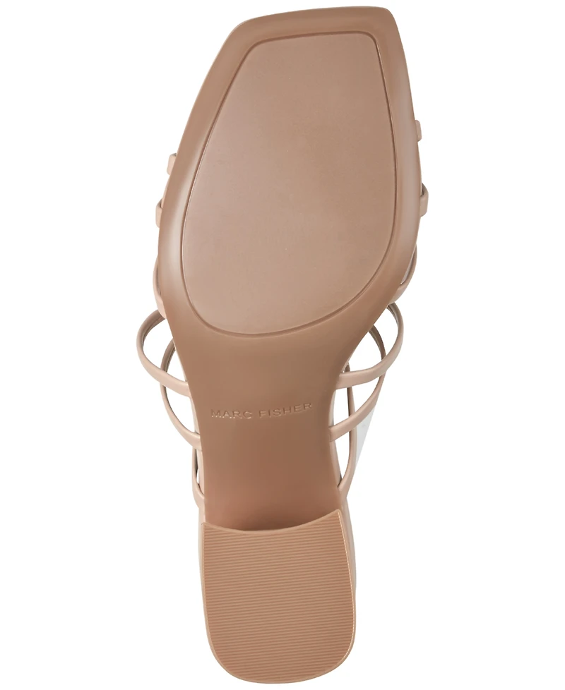 Marc Fisher Women's Gabber Strappy Block Heel Dress Sandals