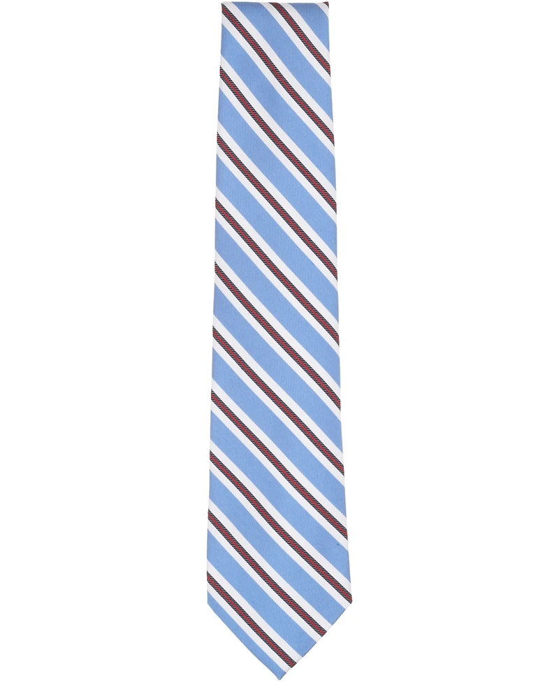 B by Brooks Brothers Men's Double Stripe Pattern Classic Tie
