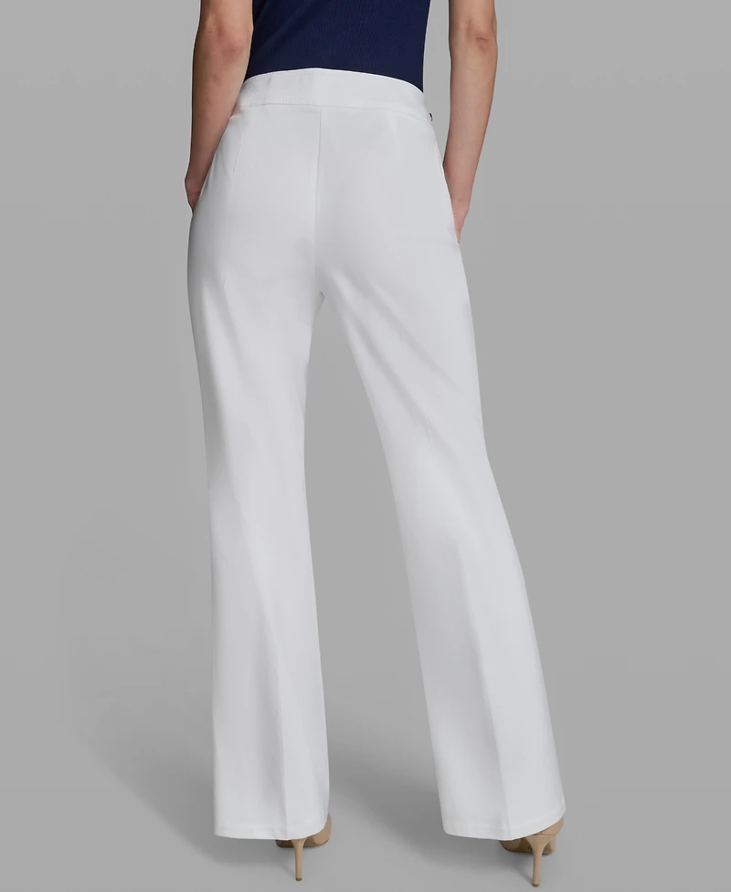 Karl Lagerfeld Paris Petite Mid-Rise Sailor Pants