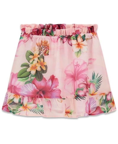 Guess Girls' 7-16 Chiffon Flare-Fit Skirt