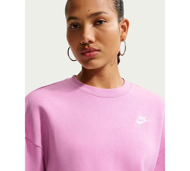 Nike Sportswear Women's Club Fleece Loose Crewneck Sweatshirt