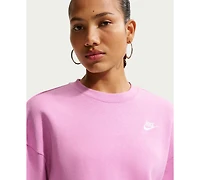Nike Sportswear Women's Club Fleece Loose Crewneck Sweatshirt