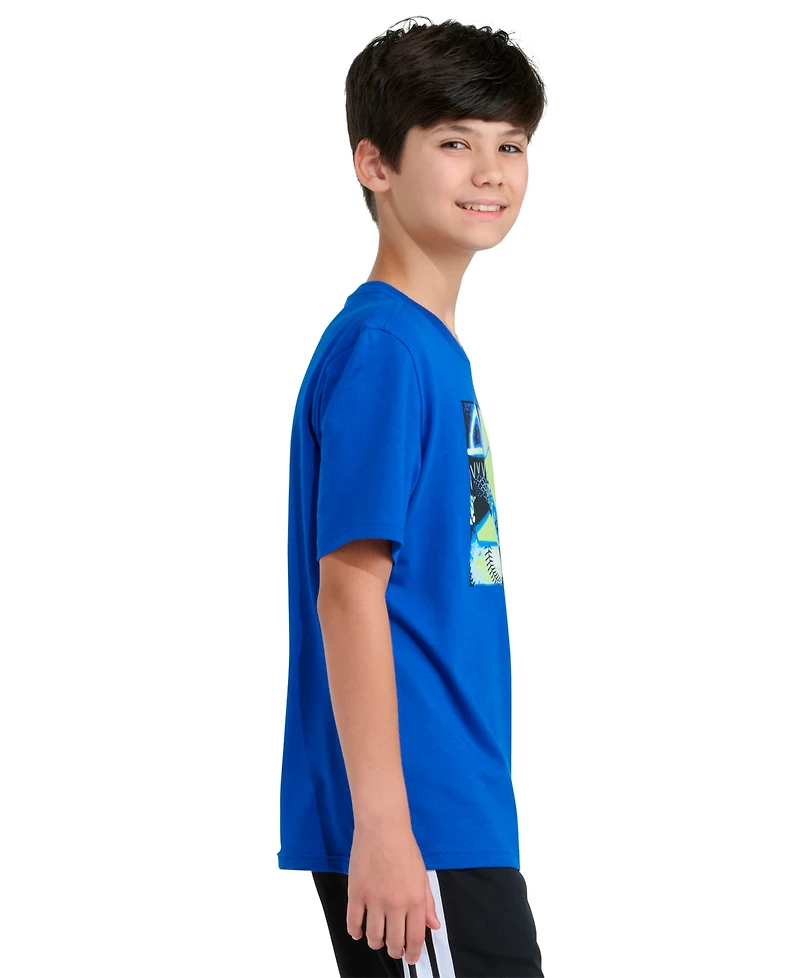 adidas Boys' 8-20 Short-Sleeve Sport X-Ray Logo T-Shirt