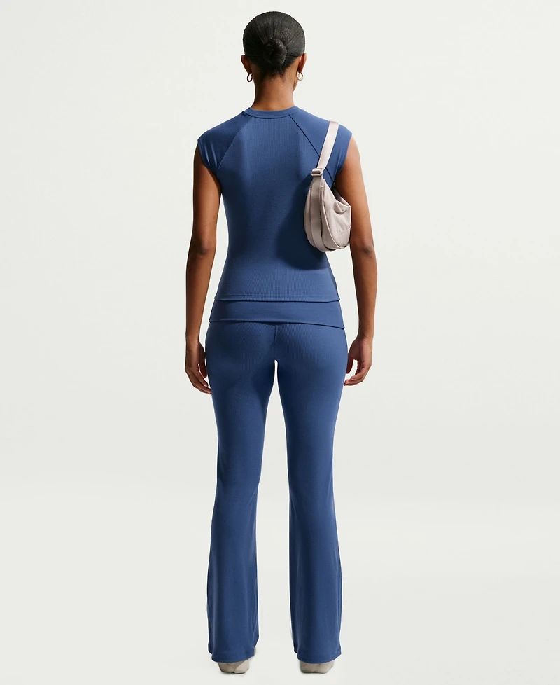 Nike Women's Sportswear Chill Knit Mid-Rise Tight Ribbed Pants