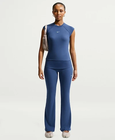 Nike Women's Sportswear Chill Knit Mid-Rise Tight Ribbed Pants