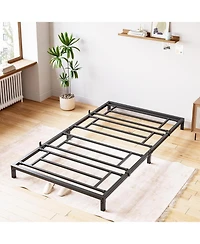 gaomon Sturdy Metal Platform Bed Frame, 6 Inch, Heavy Duty Steel Slats, Noise-Free, Slip-Resistant, Underbed Storage, Easy Assembly.