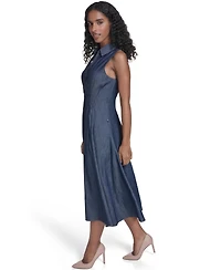 Tommy Hilfiger Women's Collared Neck Shirt Dress