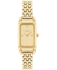 Coach Women's Cadie Gold Tone Stainless Steel Bracelet Watch, 17.5mm