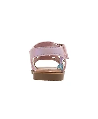 Bebe Big Girls Girl's Fashion Sandals – Dressy Shoes with rs Logo and Hanging Charms